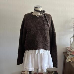 Banana Republic brown knit sweater